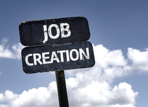 who creates jobs