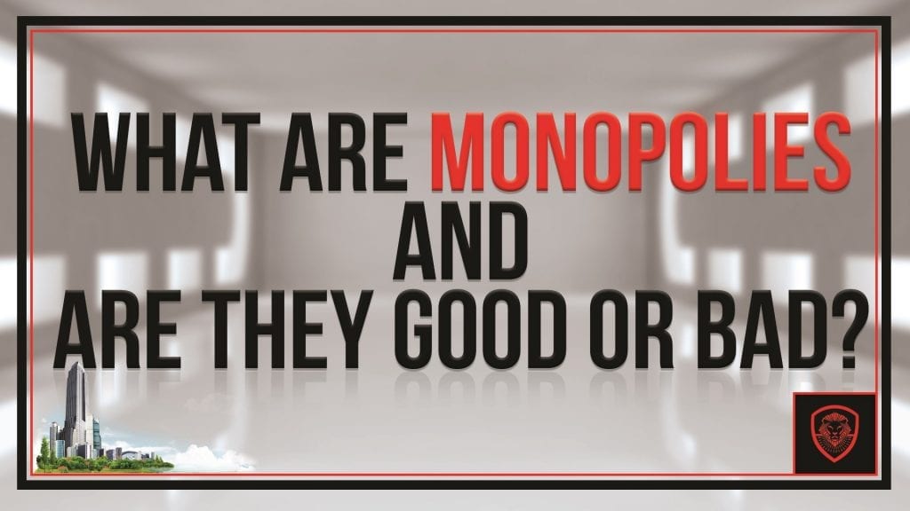 What are Monopolies and are They Good or Bad